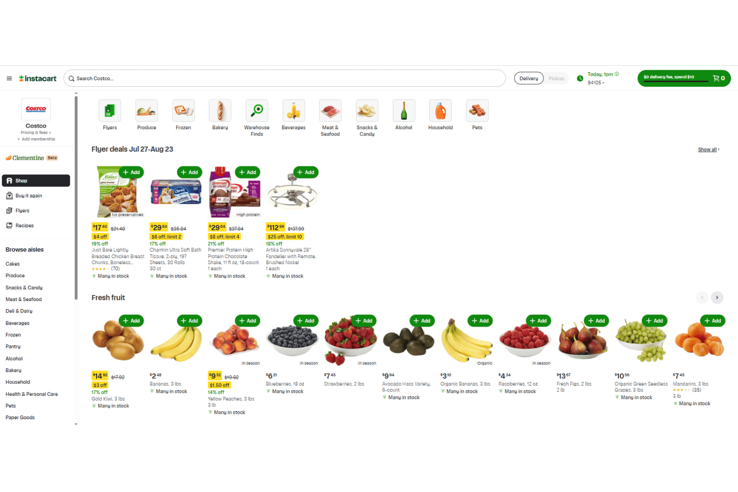 screenshot - Avis sur Instacart Storefront : avantages, inconvénients, fonctionnalités et tarifs