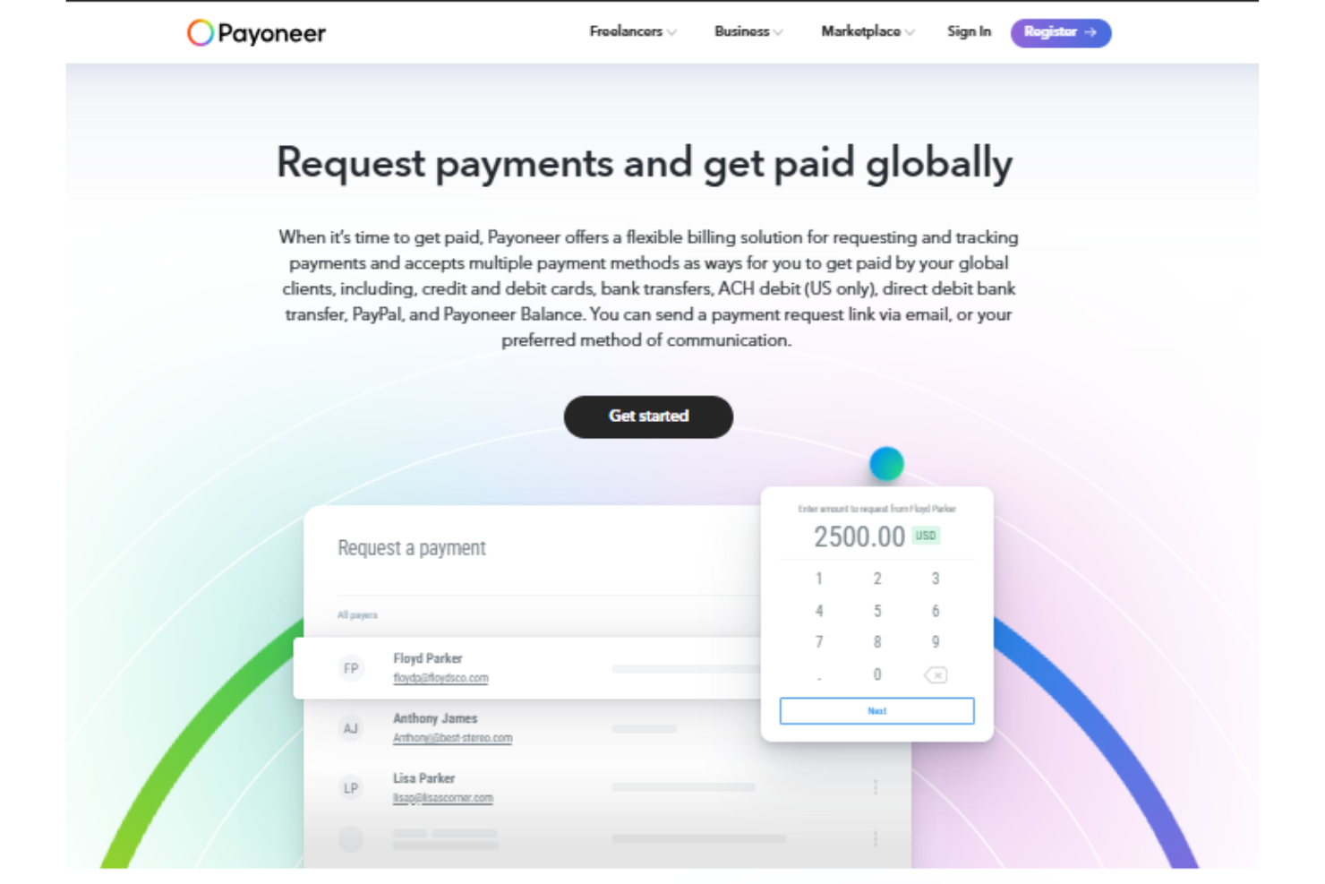 screenshot - Payoneer Testbericht: Vorteile, Nachteile, Funktionen und Preise