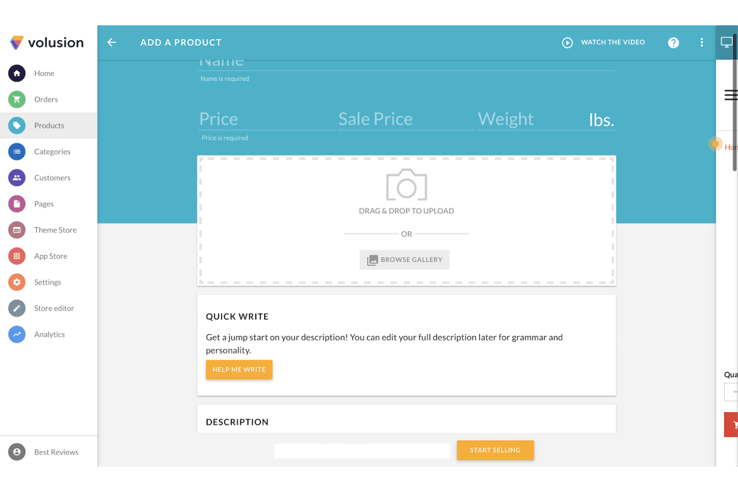 screenshot - Volusion Review: Pros, Cons, Features and Pricing