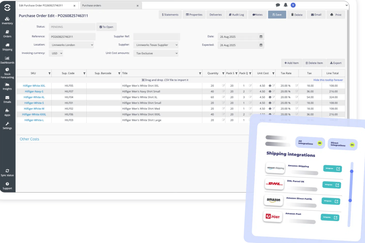 screenshot - Linnworks Review: Pros, Cons, Features and Pricing