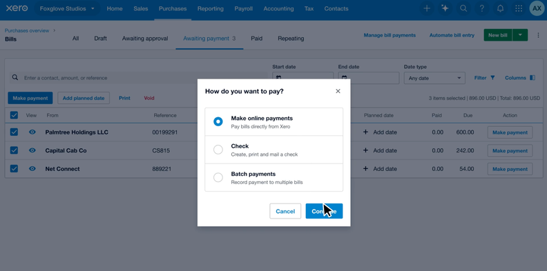 Xero Integrates Melio for Online Bill Payments