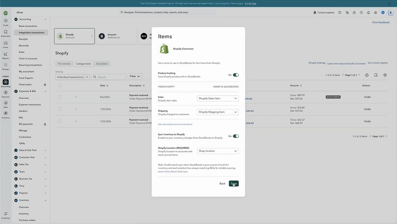 QuickBooks Online Adds Two-Way Shopify Inventory Sync