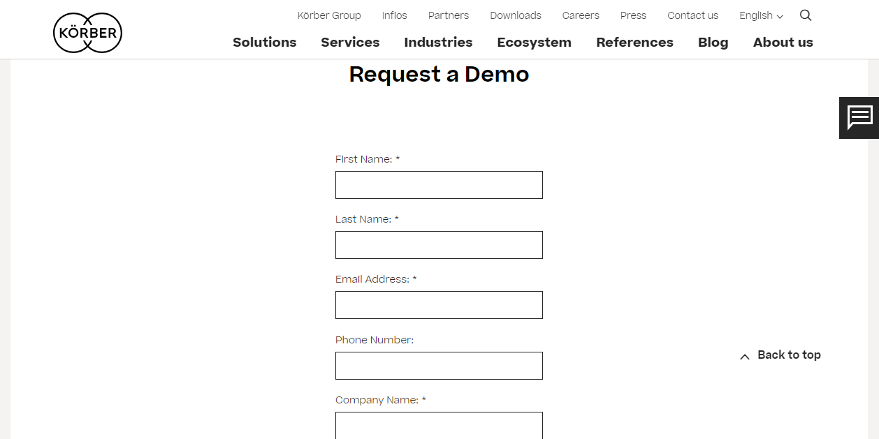 screenshot - Körber Enspire Commerce Review: Pros, Cons, Features &amp; Pricing