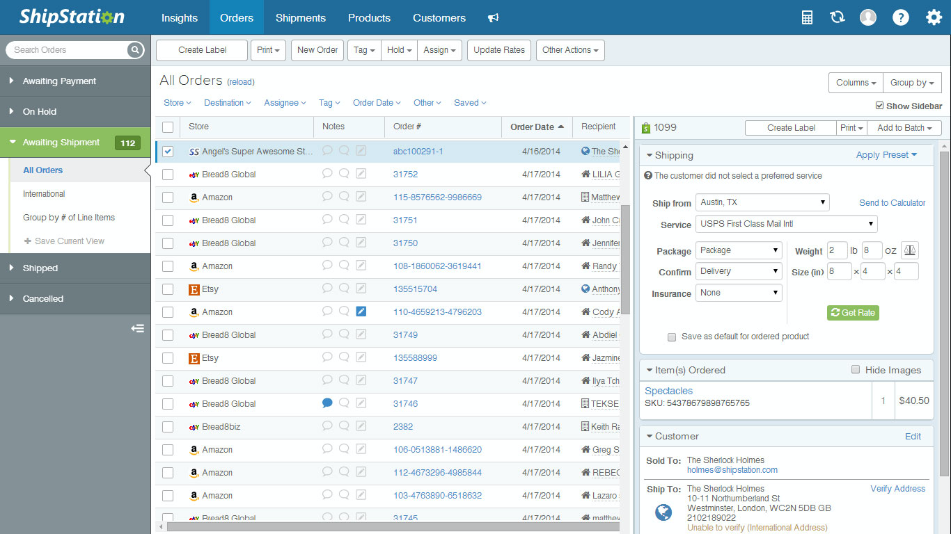 screenshot - Shipstation Review: Pros, Cons, Features &amp; Pricing