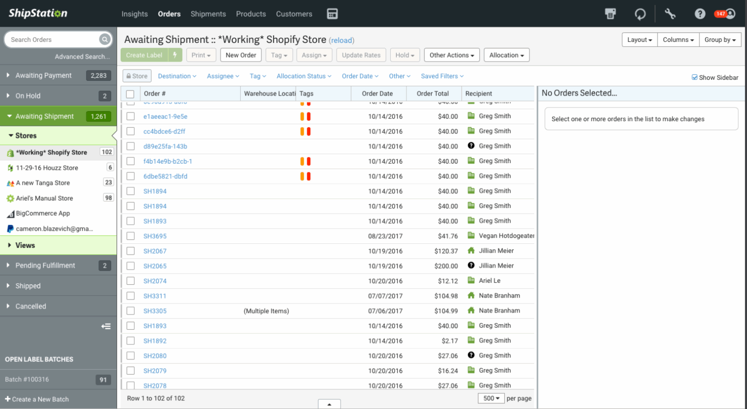 screenshot - Shipstation Review: Pros, Cons, Features &amp; Pricing