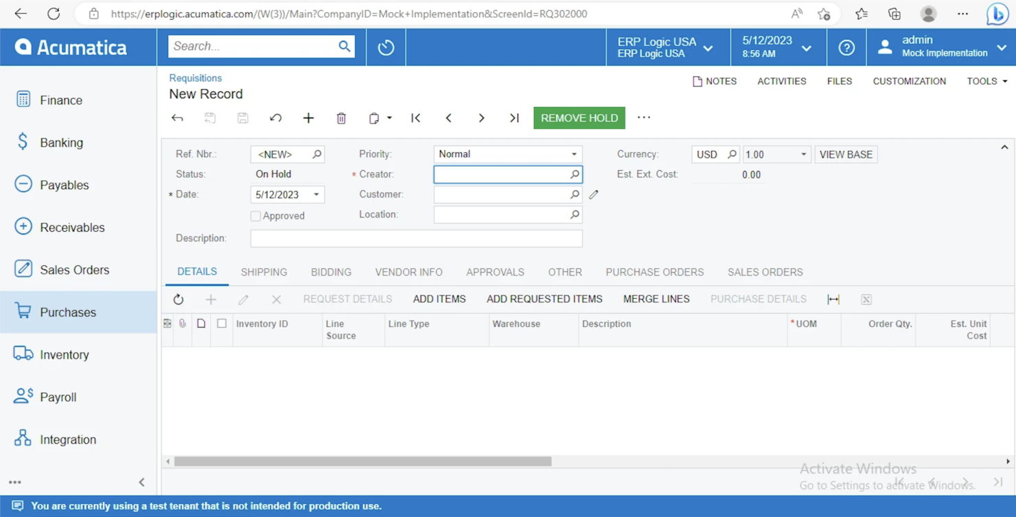 screenshot - Acumatica Review: Pros, Cons, Features &amp; Pricing