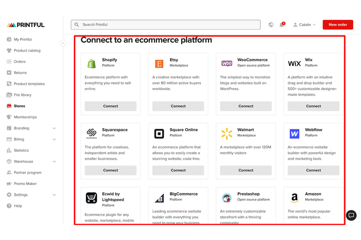 screenshot - Printful Review: Pros, Cons, Features, and Pricing