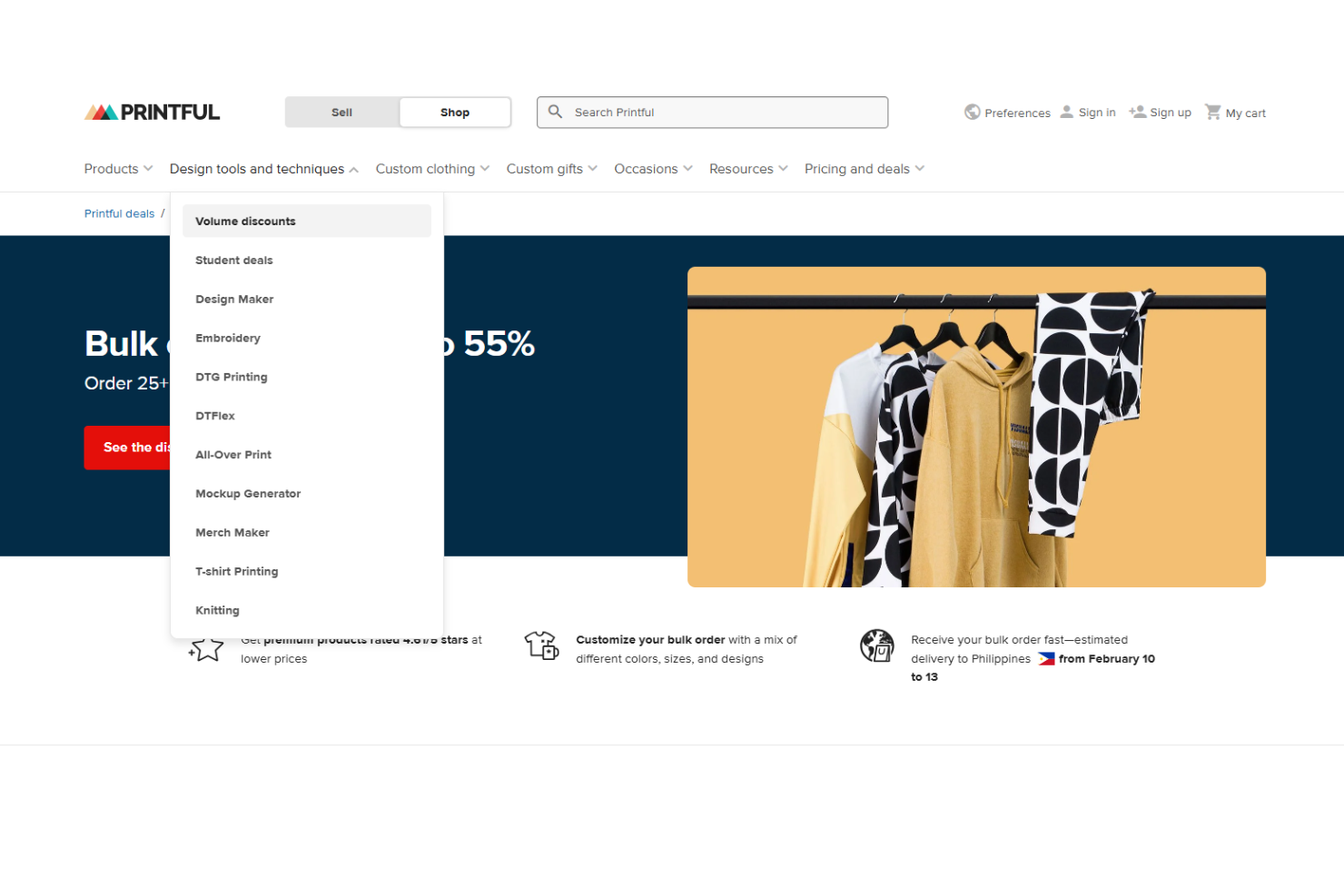 screenshot - Printful Review: Pros, Cons, Features, and Pricing