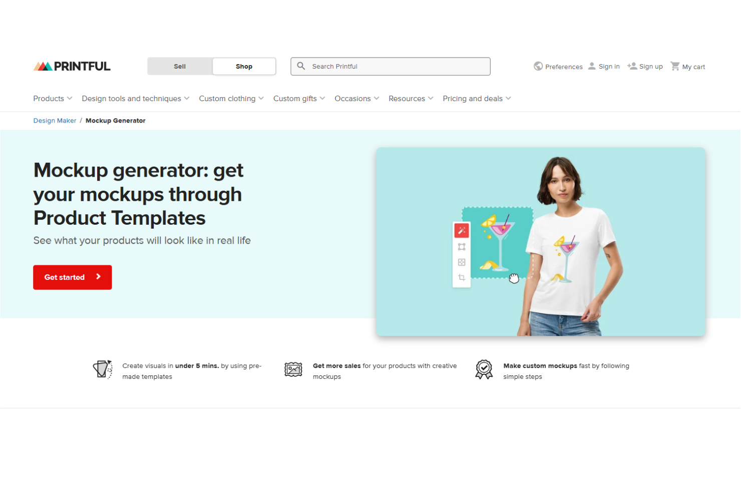screenshot - Printful Review: Pros, Cons, Features, and Pricing