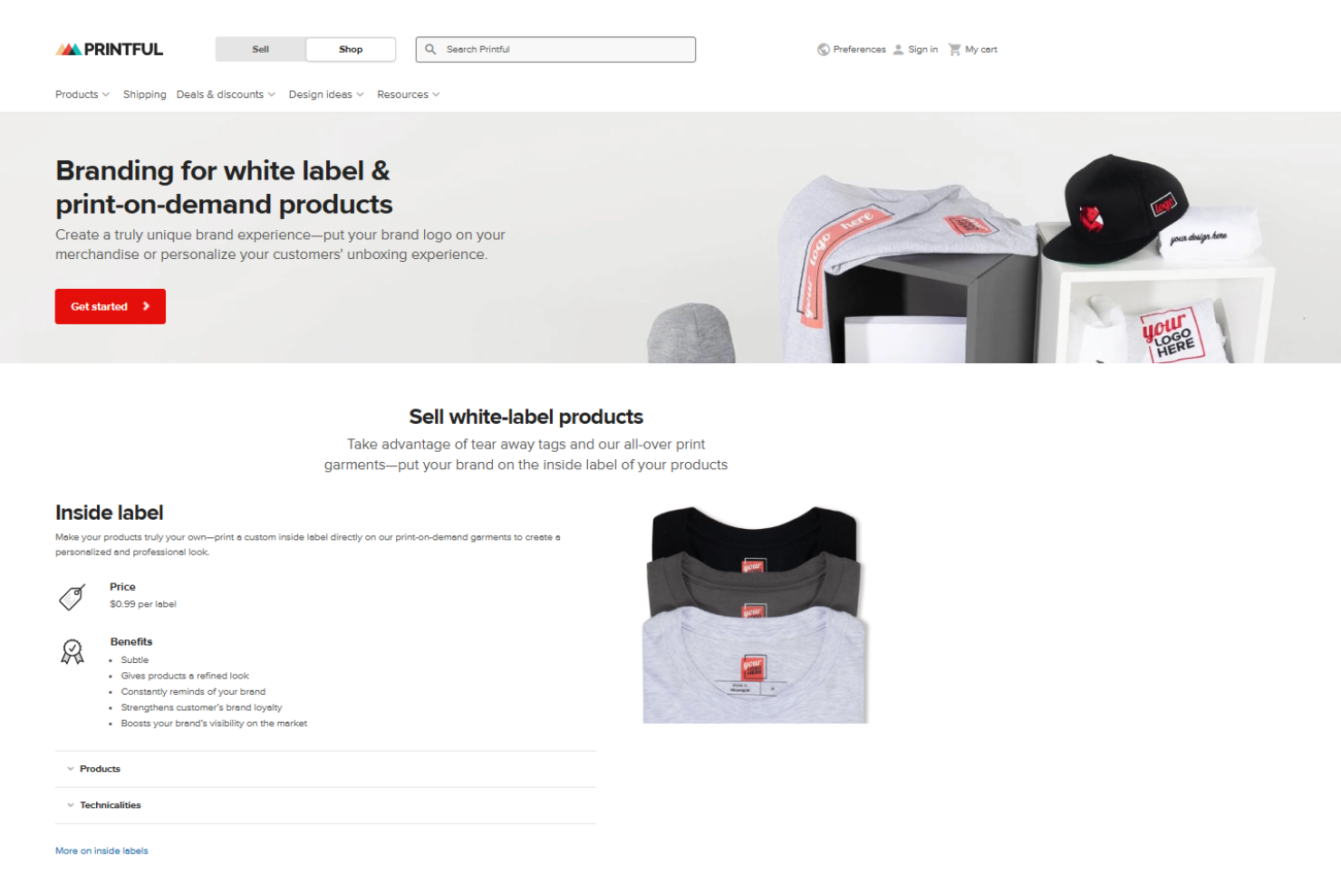 screenshot - Printful Review: Pros, Cons, Features, and Pricing