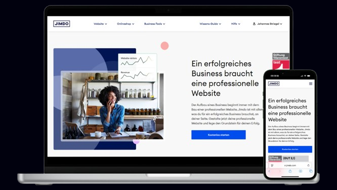 screenshot - Jimdo Review: Pros, Cons, Features and Pricing