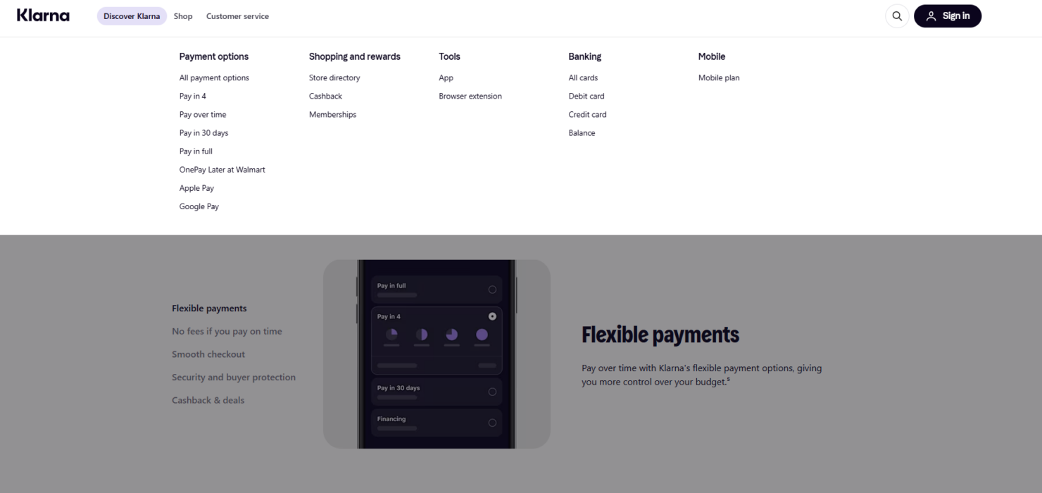 screenshot - Klarna Review: Pros, Cons, Features, and Pricing