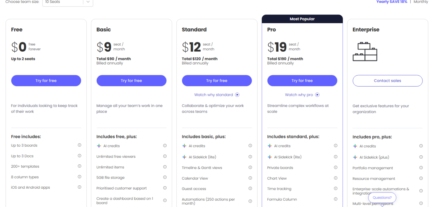 screenshot - monday.com Review: Pros, Cons, Features and Pricing