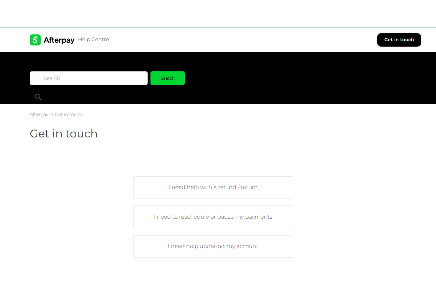 screenshot - Afterpay Review: Pros, Cons, Features and Pricing