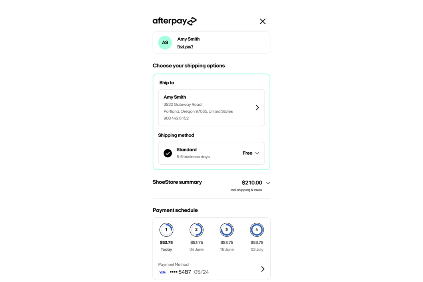 screenshot - Afterpay Review: Pros, Cons, Features and Pricing