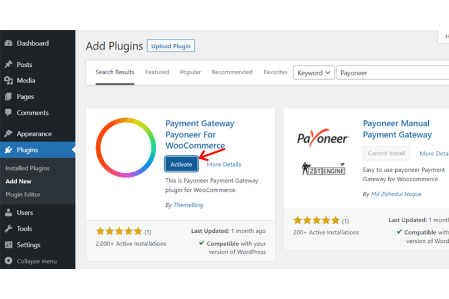 screenshot - Payoneer Testbericht: Vorteile, Nachteile, Funktionen und Preise