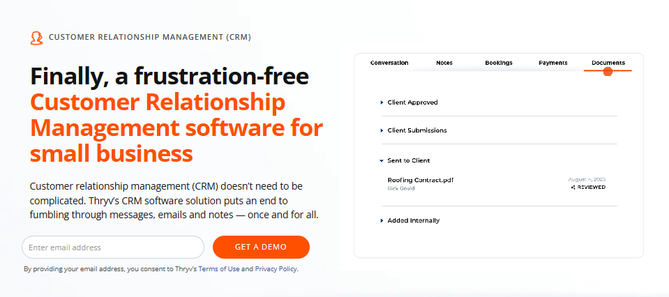 screenshot - Thryv Review: Pros, Cons, Features and Pricing 