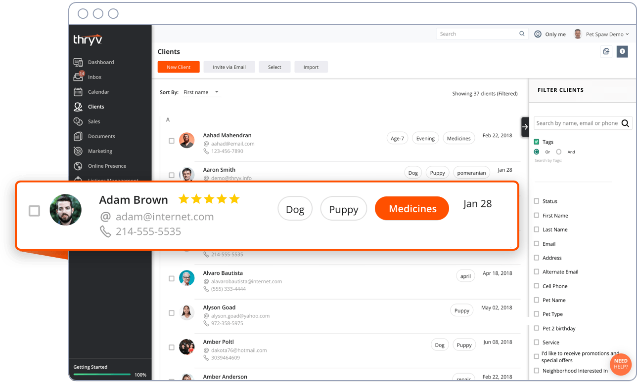 screenshot - Thryv Review: Pros, Cons, Features and Pricing 