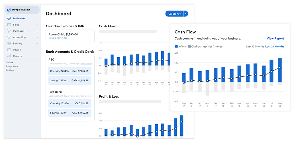 screenshot - Wave Accounting Review: Pros, Cons, Features and Pricing