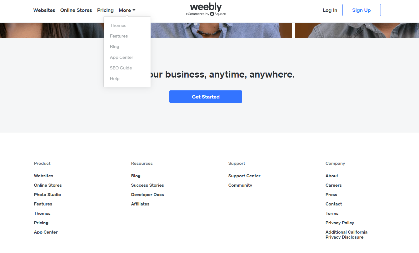 screenshot - Weebly Review: Pros, Cons, Features, and Pricing Explained