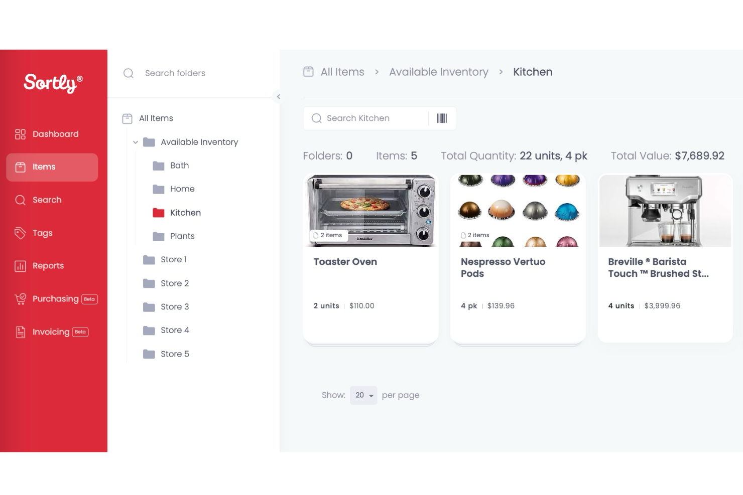 screenshot - Sortly Review: Pros, Cons, Features, and Pricing