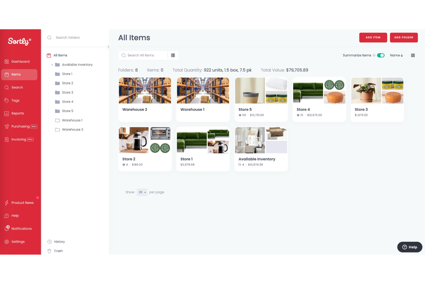 screenshot - Sortly Review 2026: Pros, Cons, Features, and Pricing
