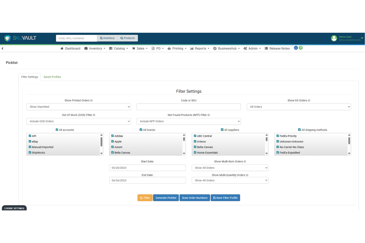 screenshot - SkuVault Core Review 2026: Pros, Cons, Features, and Pricing