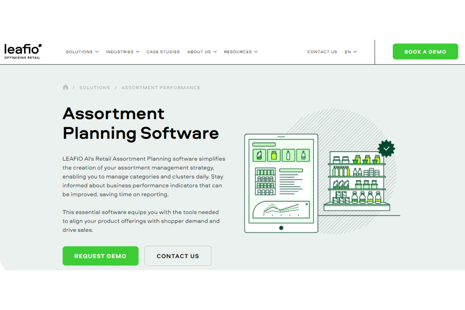 LEAFIO screenshot - 29 Meilleurs Logiciels de Planification Commerciale pour 2026