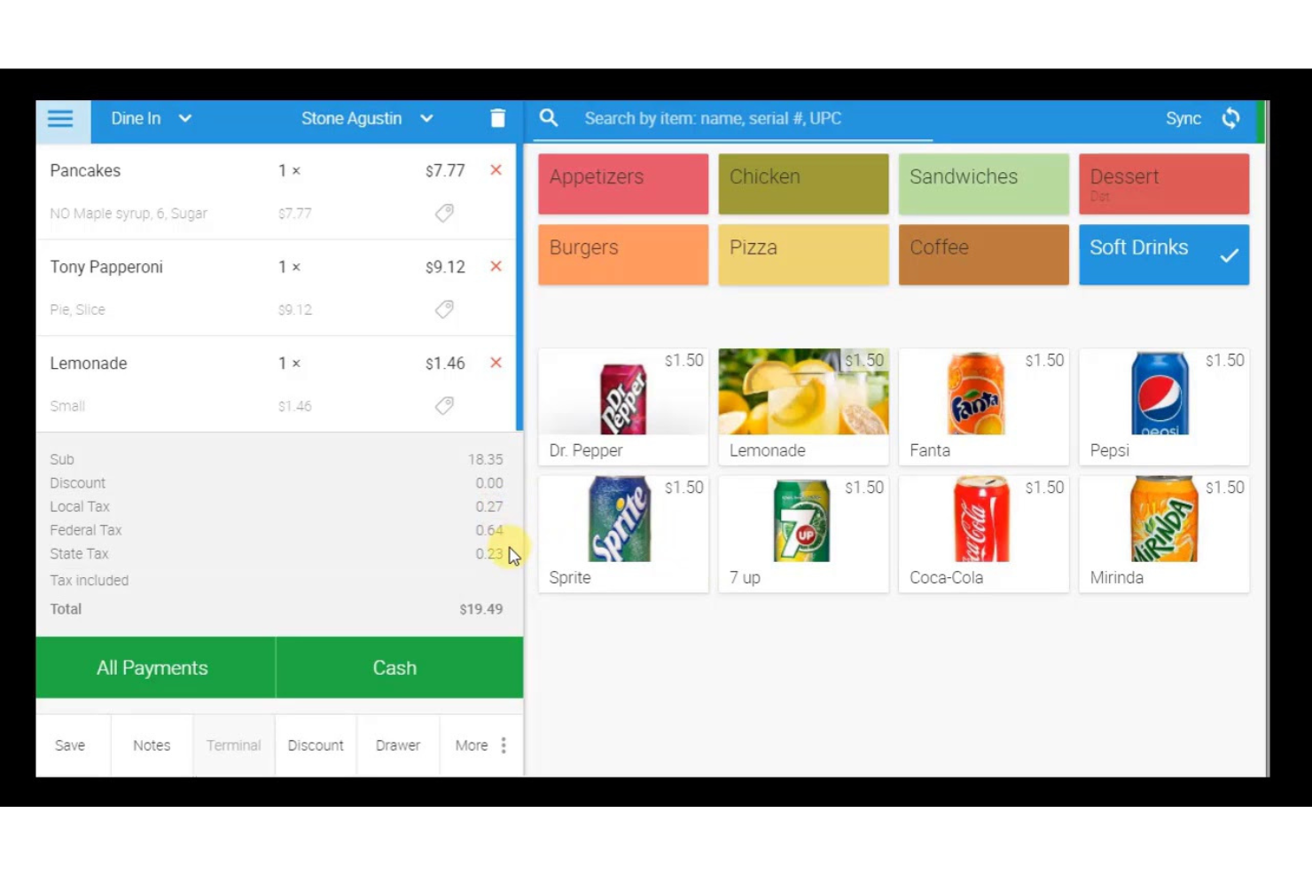 eHopper POS screenshot - 10 meilleurs logiciels de gestion des stocks POS pour 2026