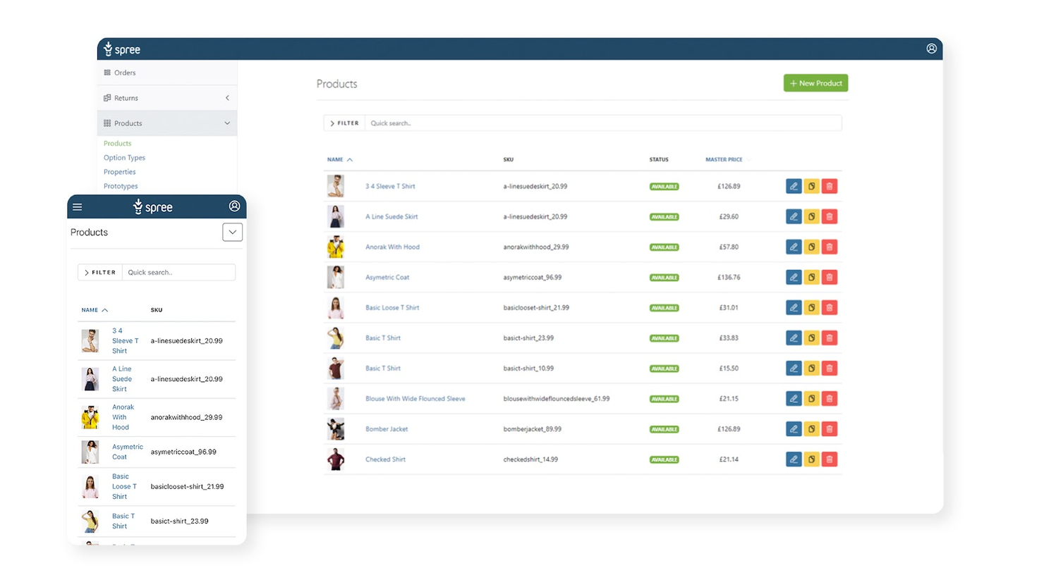 Spree Commerce screenshot - 10 Meilleures Plateformes CMS E-commerce Classées pour 2026