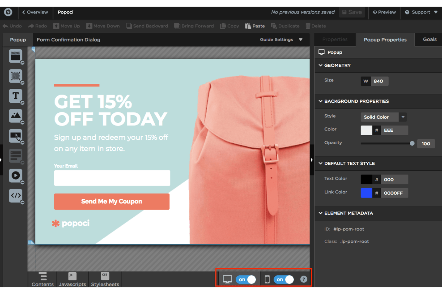Unbounce screenshot - 10 meilleurs logiciels d’optimisation du taux de conversion pour 2026