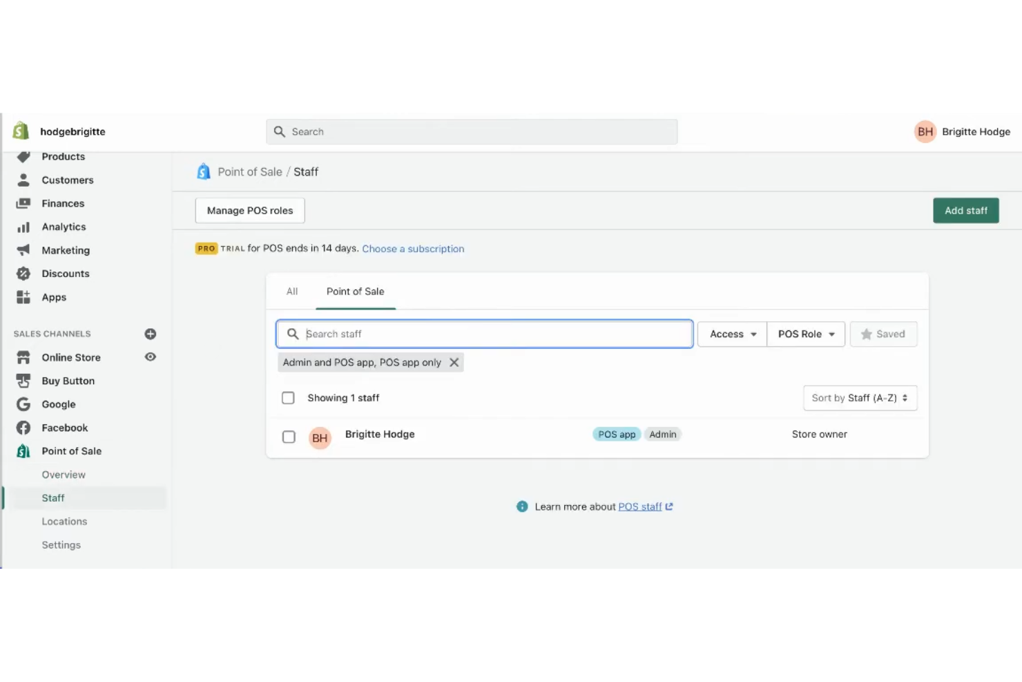 Shopify POS screenshot - Die 10 besten Omnichannel-Kassensysteme für den E-Commerce 2026
