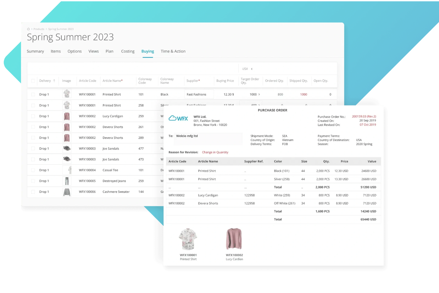 WFX (World Fashion Exchange) screenshot - Les 10 meilleurs logiciels de gestion d’habillement en 2026