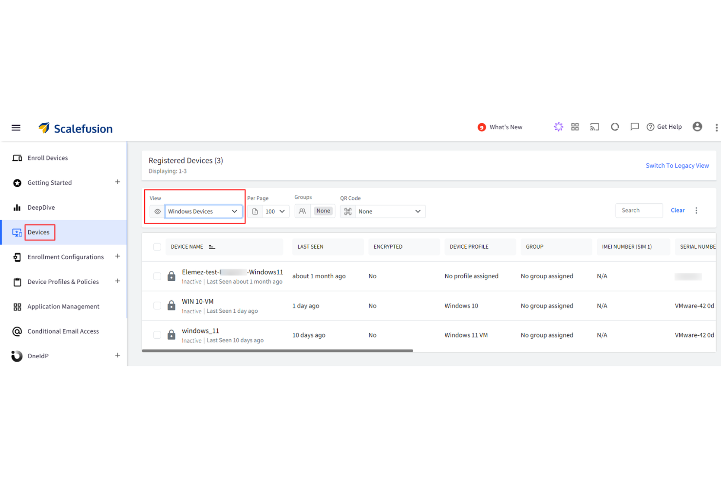 Scalefusion screenshot - I 10 migliori strumenti di gestione degli endpoint per il settore retail nel 2026