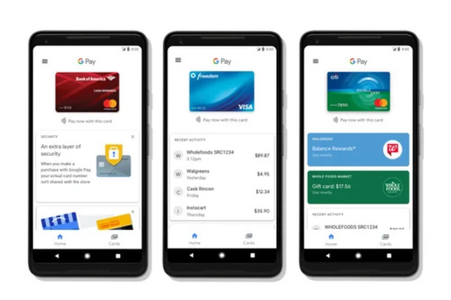 Google Pay screenshot - 12 migliori alternative a Venmo nel 2026