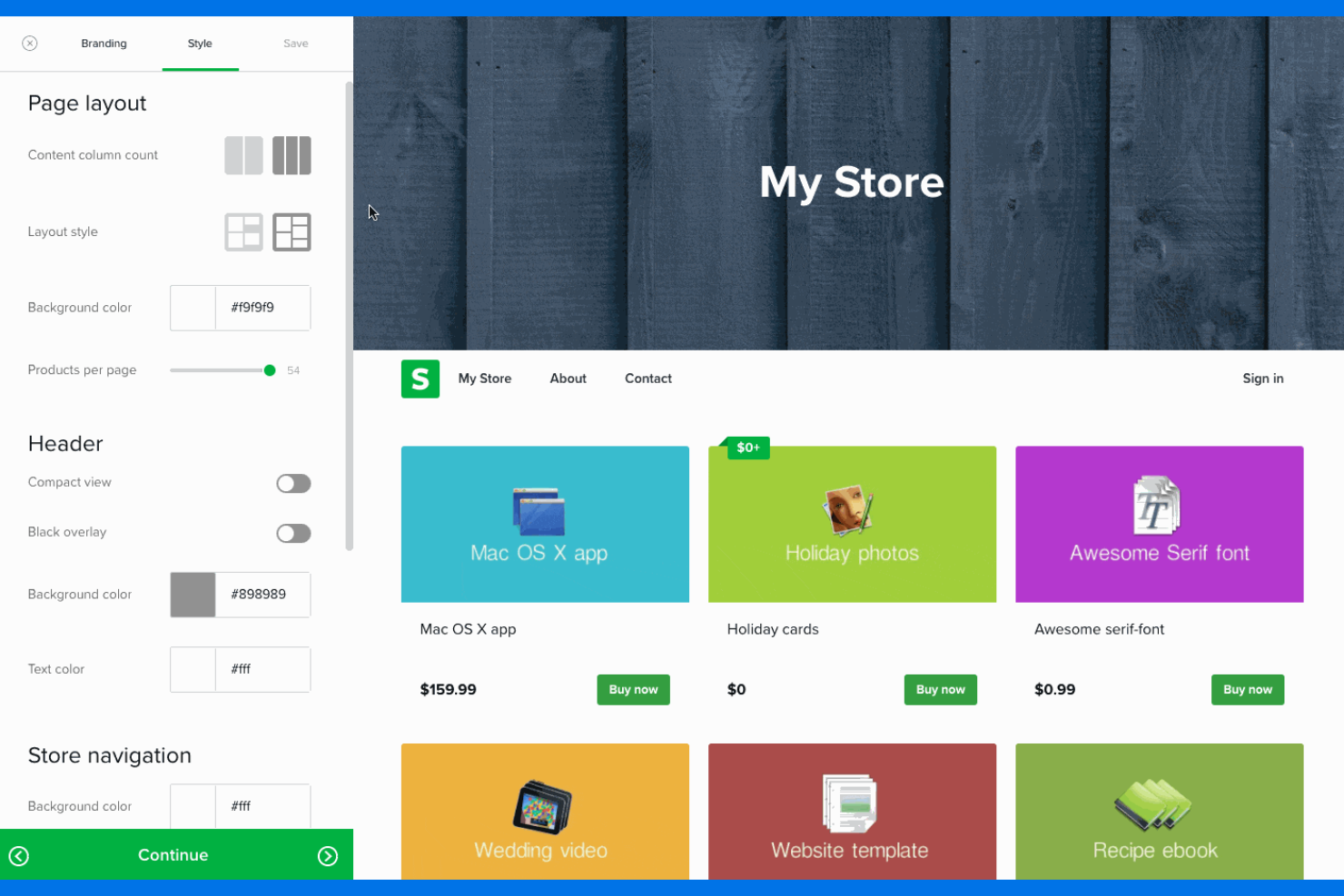 Sellfy screenshot - 10 Mejores Alternativas a Gumroad Elegidas para 2026