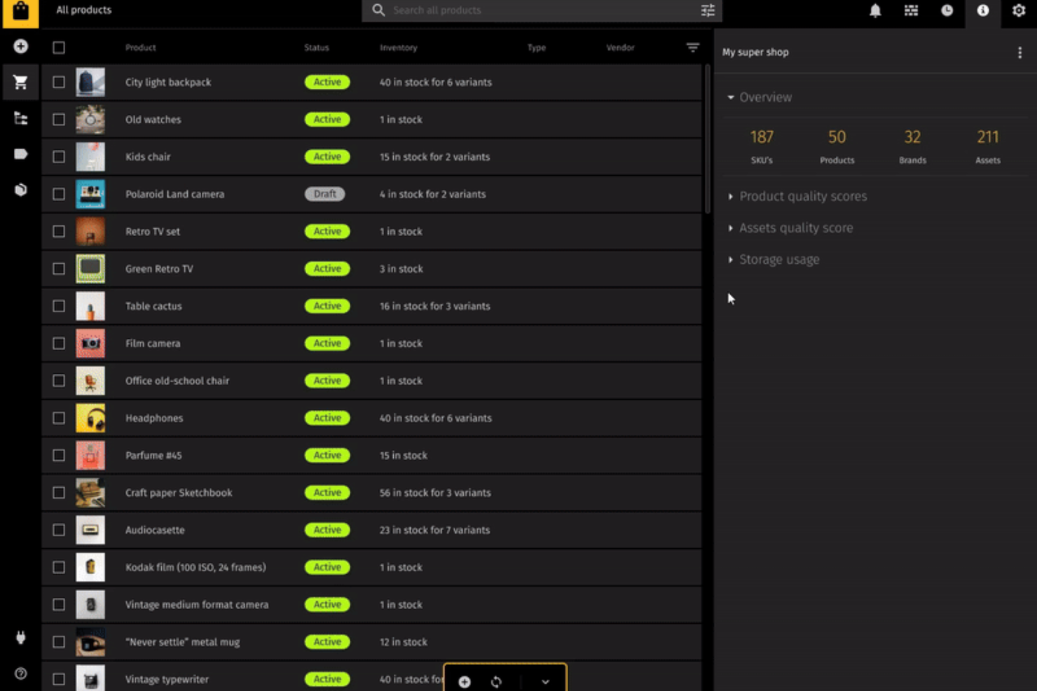 Toriut screenshot - Los 10 Mejores Software de Gestión de Información de Productos (PIM) 2026