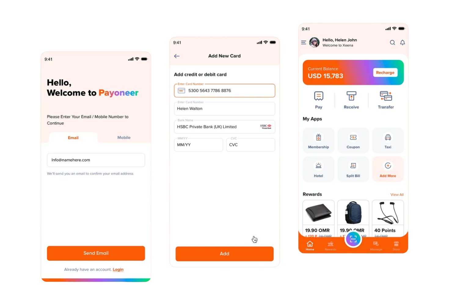 Payoneer screenshot - 12 migliori alternative a Venmo nel 2026