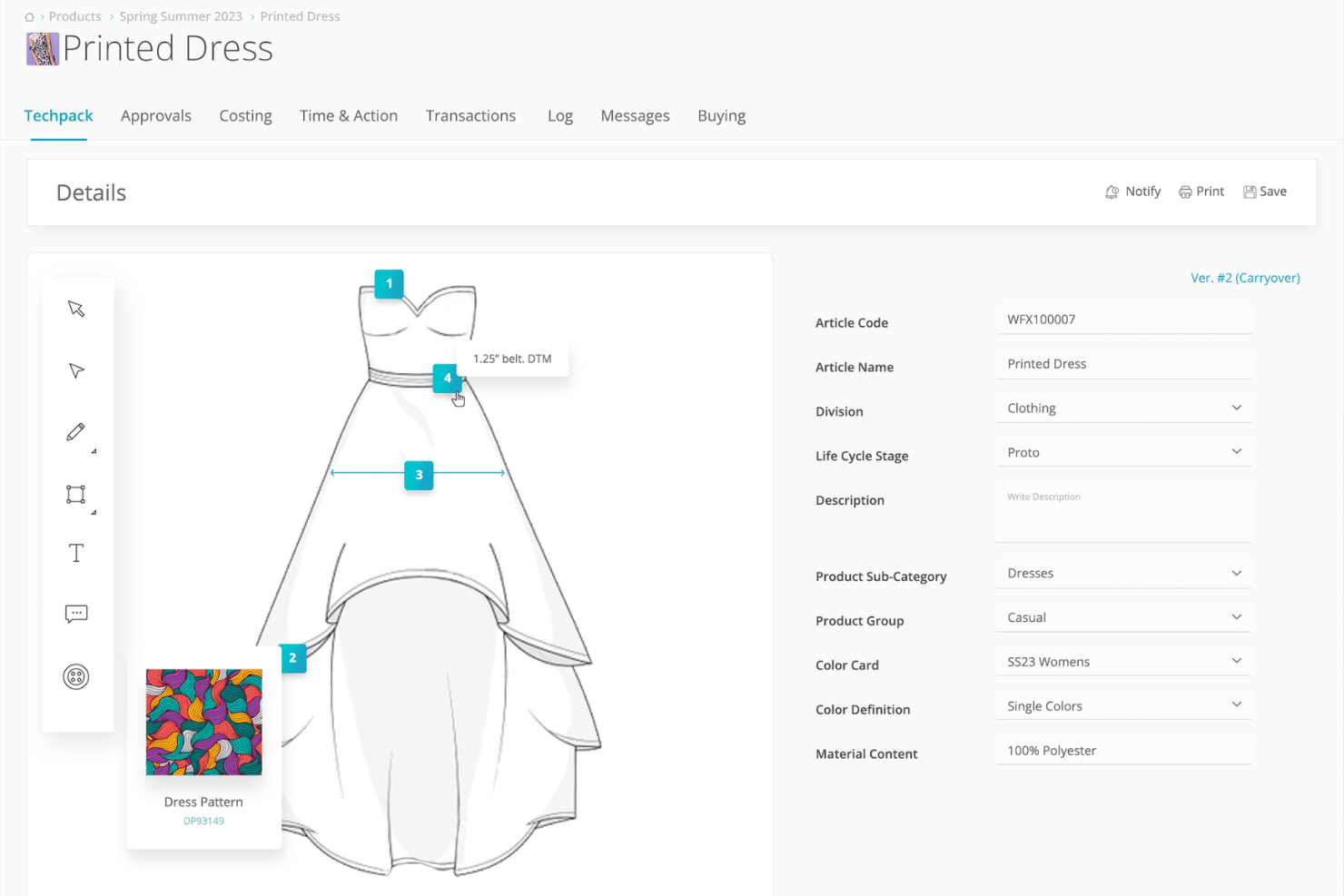 WFX (World Fashion Exchange) screenshot - Los 10 Mejores Software de Gestión de Ropa en 2026