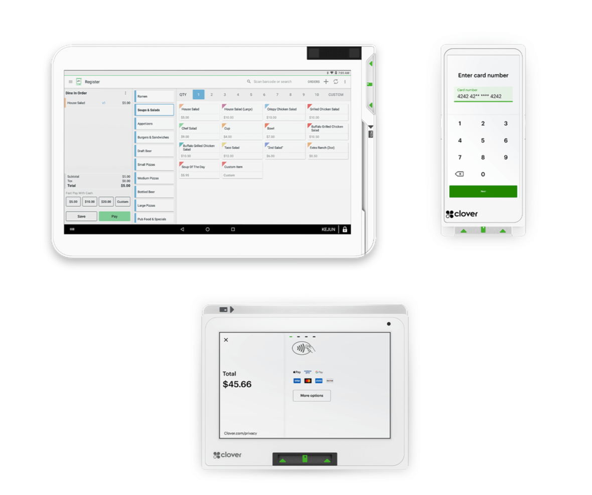 Clover screenshot - Los 10 mejores sistemas POS para comercios minoristas, clasificados y revisados para 2026