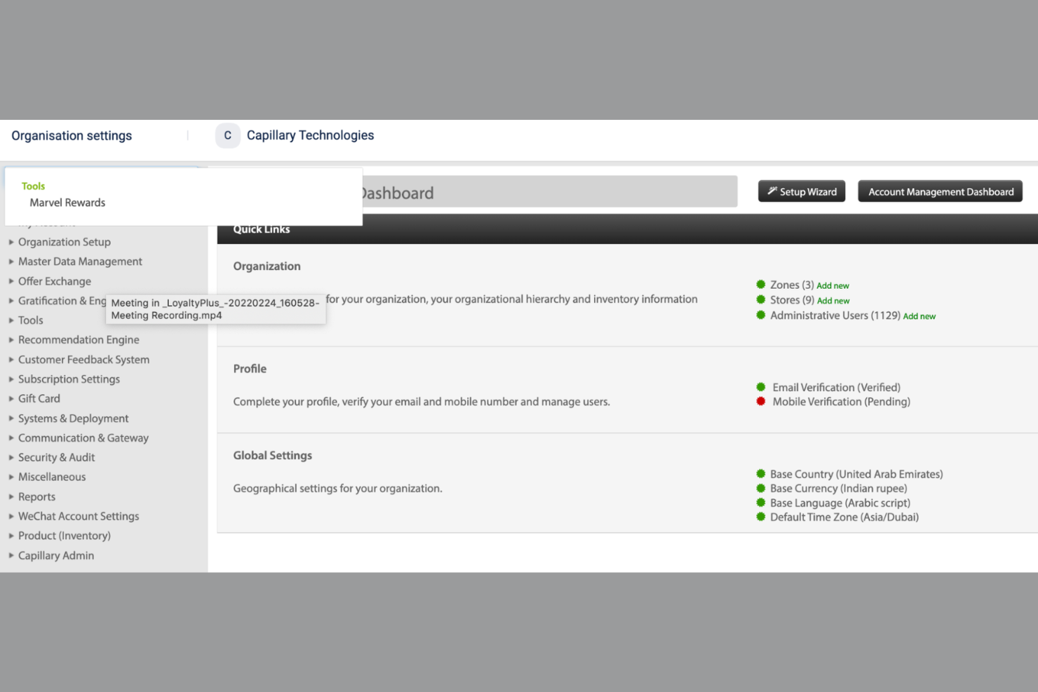 Capillary Technologies screenshot - I 10 migliori software di fidelizzazione ecommerce nel 2026