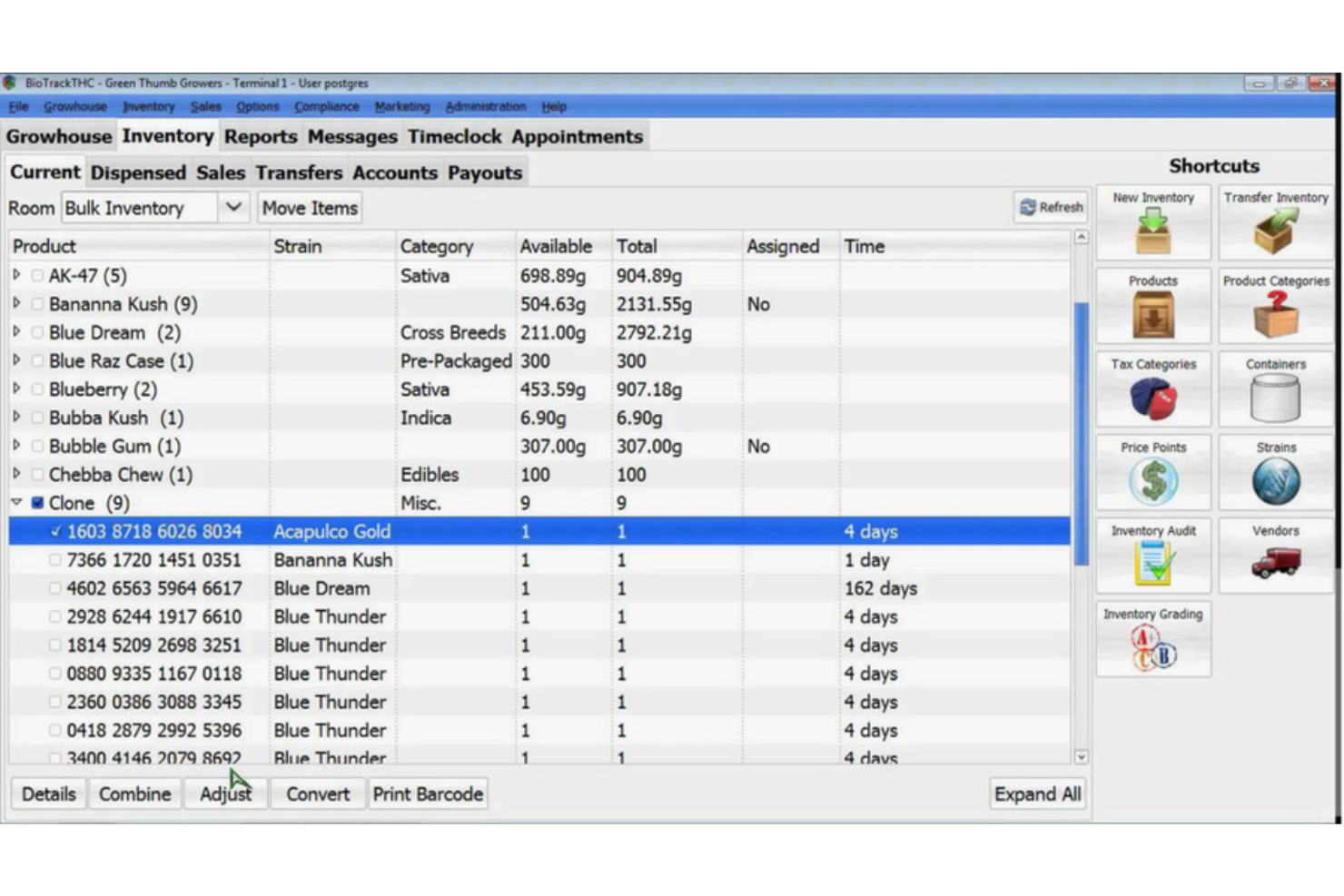 BioTrackTHC screenshot - I 10 Migliori Software per Dispensari nel 2026