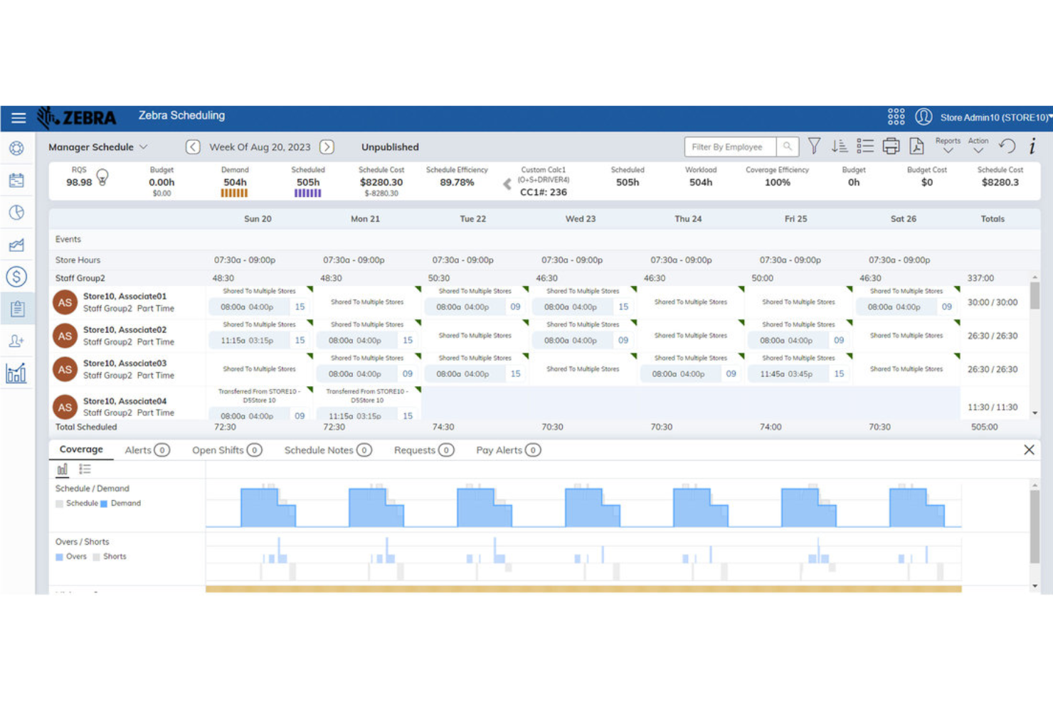 Zebra Technologies screenshot - I 10 Migliori Software di Gestione della Forza Lavoro nel Settore Retail nel 2026