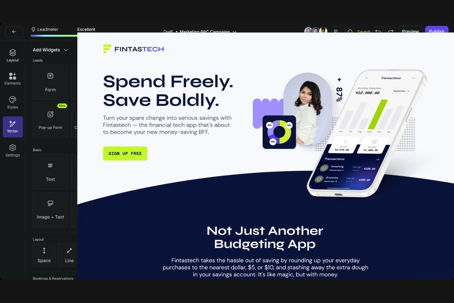 Leadpages screenshot - 10 Mejores Alternativas a Unbounce para 2026