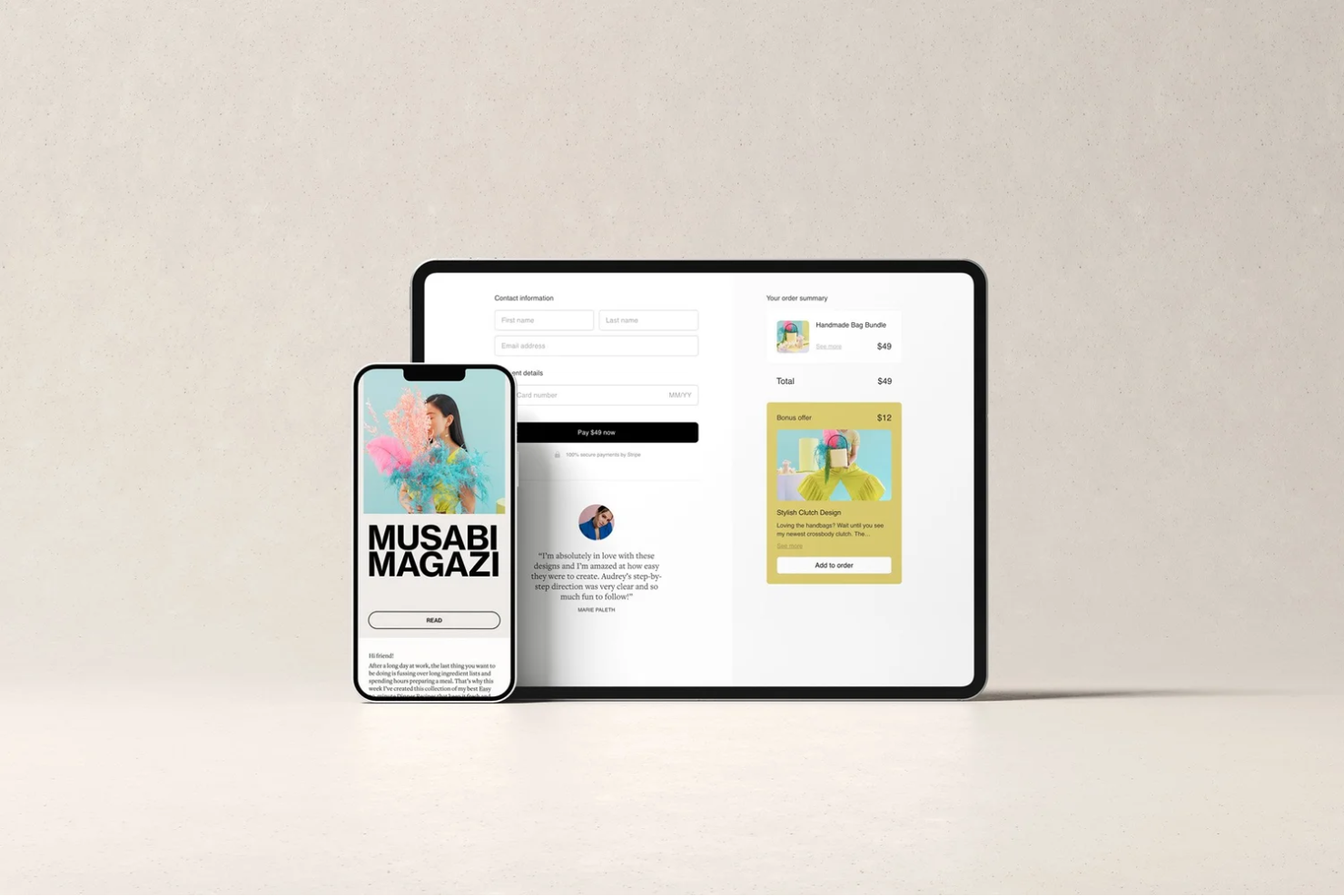Flodesk screenshot - Le 20 migliori alternative a Mailchimp per il 2026