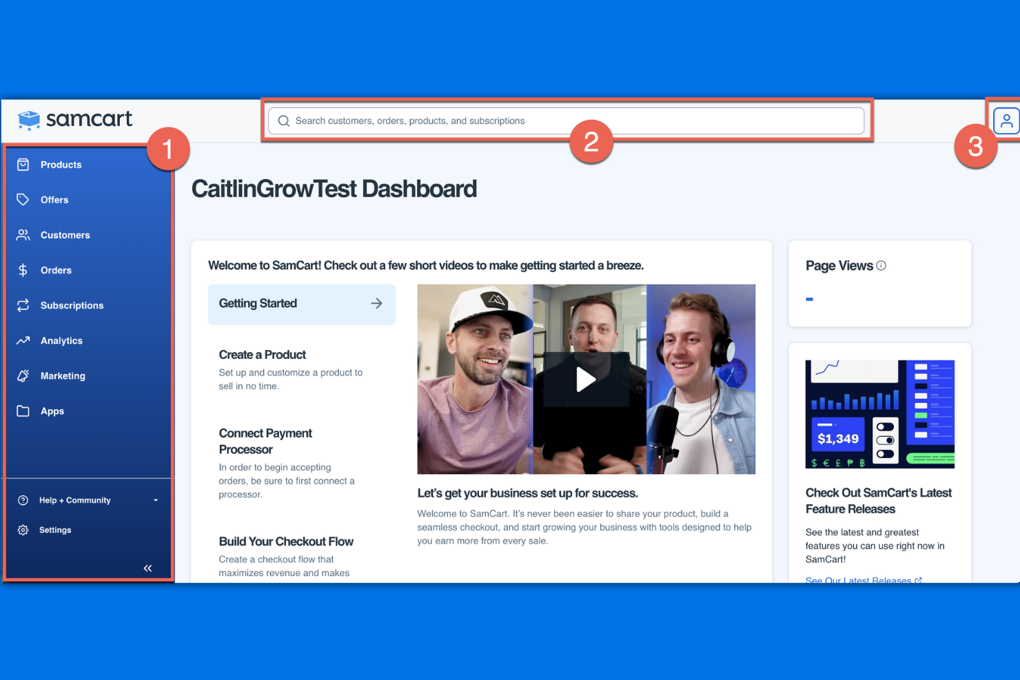 SamCart screenshot - 10 Mejores Alternativas a Gumroad Elegidas para 2026