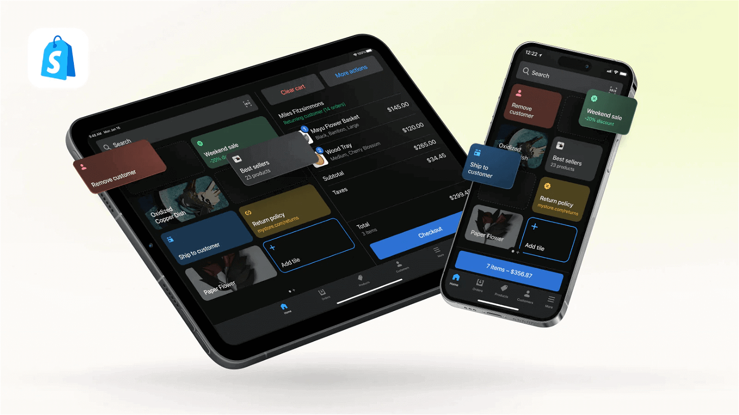 Shopify screenshot - Los 10 mejores sistemas TPV móviles, clasificados y analizados para 2026