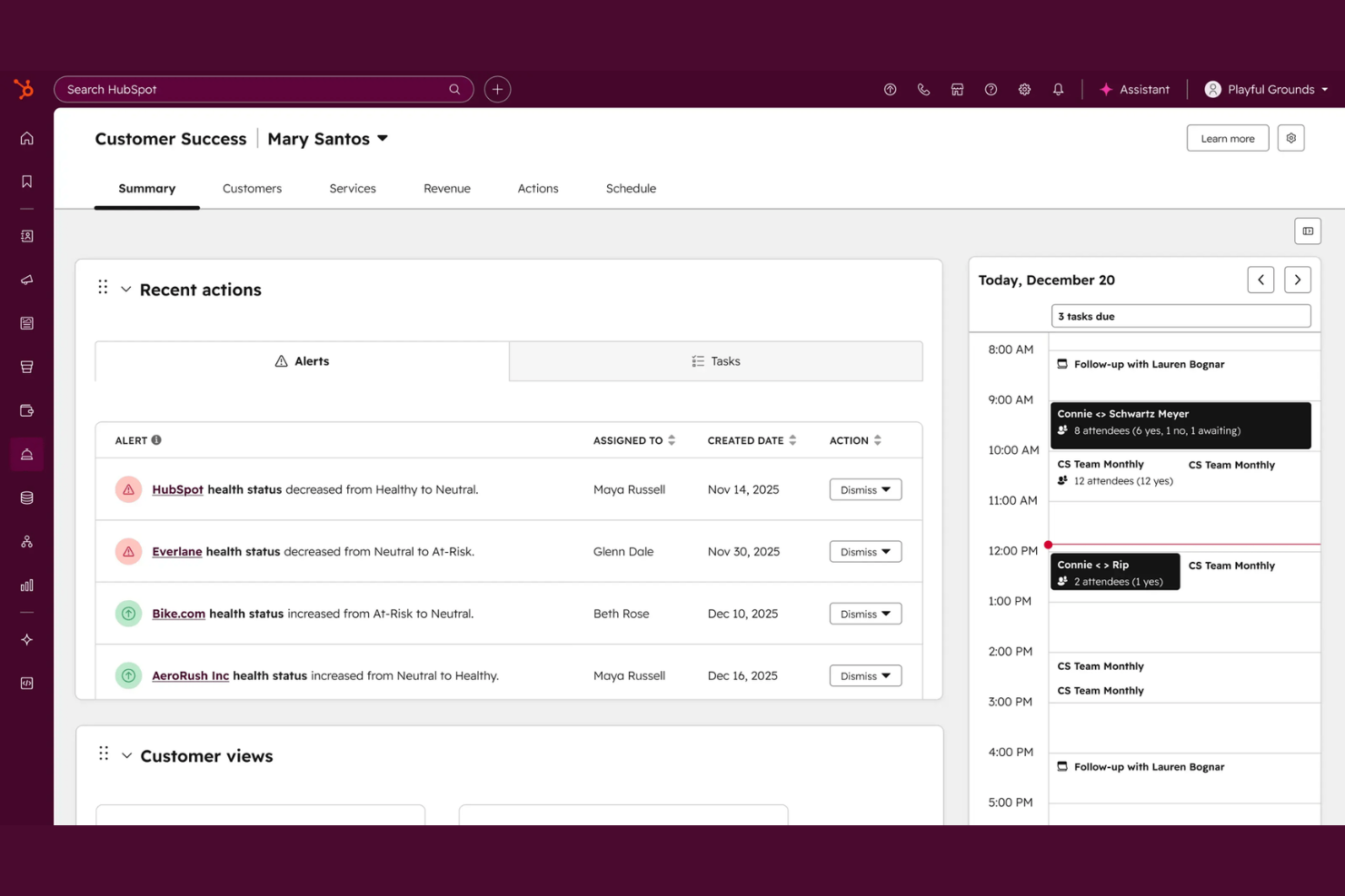 HubSpot Service Hub screenshot - 10 migliori alternative a Freshdesk per il 2026