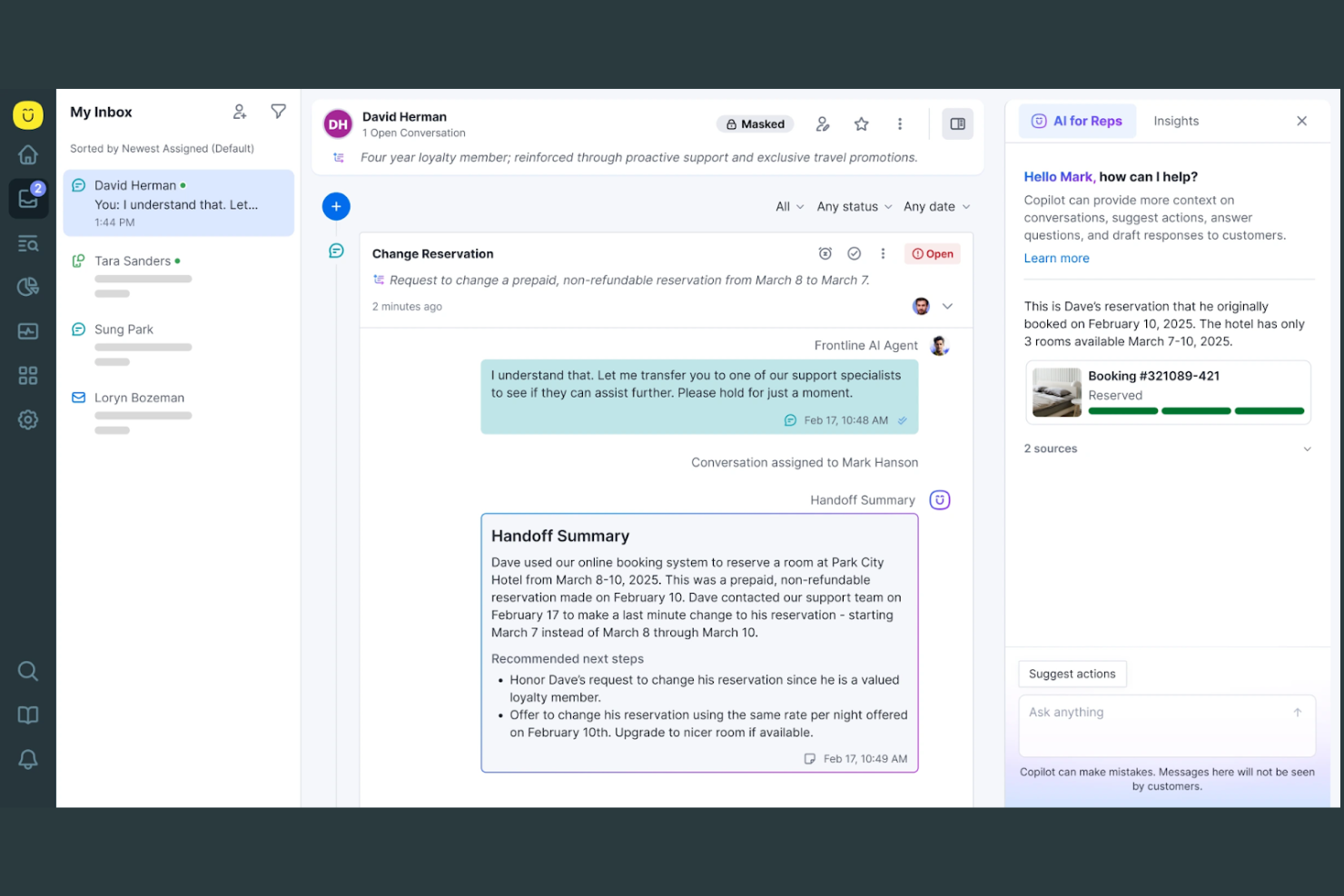 Kustomer screenshot - 10 migliori alternative a Freshdesk per il 2026