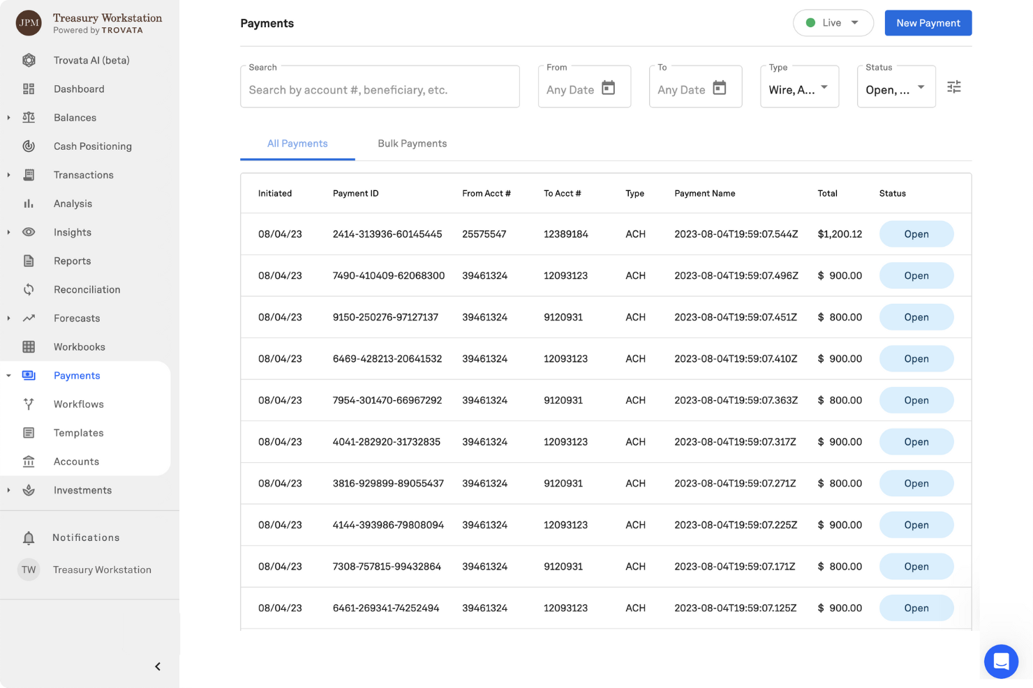J.P. Morgan Workplace Solutions screenshot - 10 Soluzioni di Pagamento Retail Scelte per il 2026